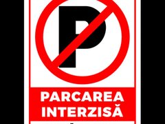 Indicator pentru parcare interzisa ghena de gunoi